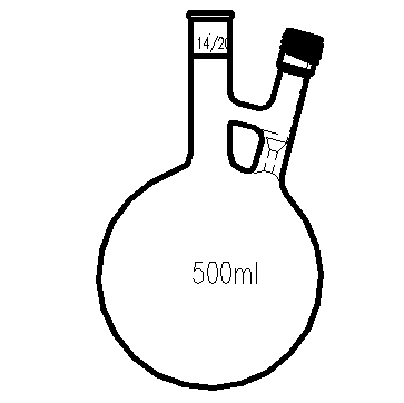 F481500 溶劑存儲球瓶（f48） 容量(mL)500 磨口14/20 閥尺碼0-4mm