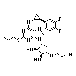 (1S,2S,3R,5S)-3-[5-(丙硫基)-7-[[(1R,2S)-2-(3,4-二氟苯基)環丙基]氨基]-3H-[1,2,3]三唑并[4,5-d]嘧啶-3-基]-5-(2-羥基乙氧基)環戊烷-1,2-二醇