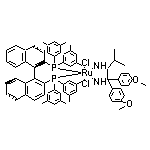 2,2’-雙[雙(3,5-二甲基苯基)膦基]-1,1’-聯二萘(R)-1,1-雙(4-甲氧基苯基)-3-甲基丁烷-1,2-二胺氯化釕(II)