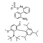 甲磺酸[2-(二-叔丁基膦基)-3,6-二甲氧基-2’-4’-6’-三 - 異丙基-1,1’-聯苯](2’-氨基-1,1’-聯苯-2-基)鈀(II)