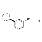 (R)-2-(3-溴苯基)吡咯烷鹽酸鹽