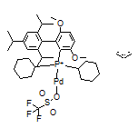 三氟甲磺酸(2-二環己基膦-3,6-二甲氧基-2’,4’,6’-三異丙基-1,1’-聯苯)(η3-?2-?丙烯-?1-?基)鈀(II)
