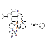 三氟甲磺酸(2-二環己基膦-3,6-二甲氧基-2’,4’,6’-三異丙基-1,1’-聯苯)[(1,2,3-η)-1-苯基-2-丙烯-1-基]鈀(II)