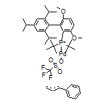 三氟甲磺酸(2-二叔丁基膦基-3,6-二甲氧基-2’,4’,6’-三異丙基-1,1’-聯苯)[(1,2,3-η)-1-苯基-2-丙烯-1-基]鈀(II)