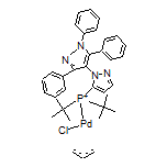 氯[(5-二叔丁基膦-1’,3’,5’-三苯基-)(1,4’-聯-1’H-吡唑)](η3-2-丙烯-1-基)鈀(II)
