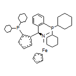 (1Rp)-[(2R)-2-二環己基膦基二茂鐵基](N,N-二甲基氨基)(2-二環己基膦基苯基)甲烷